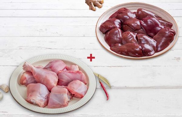 Chicken Pieces with Liver & Neck (Minimum 2KG Order)